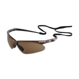 Safety SG+ Series Safety Glasses, Smoke Lens, Polarized, Polycarbonate,Hardcoat Anti-Scratch, Gunmetal Frame 138-50018