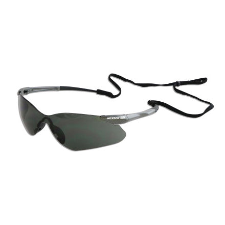 SGf Series Safety Glasses, Universal Size, Blue Mirror Lens, Gunmetal Frame, Hardcoat Anti-Scratch 138-50029