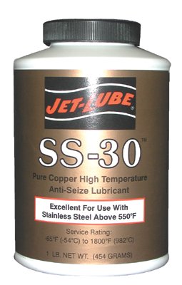 SS-30 High Temperature Anti-Seize & Gasket Compound, 1 lb Brush Top Can 399-12504