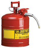 Type II AccuFlow Safety Can, Gas, 5 gal, Red, Includes 5/8 in OD Flexible Metal Hose 400-7250120