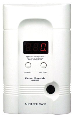 Direct Plug & Battery Operated CO Alarm, Electrochemical 408-900-0113-02