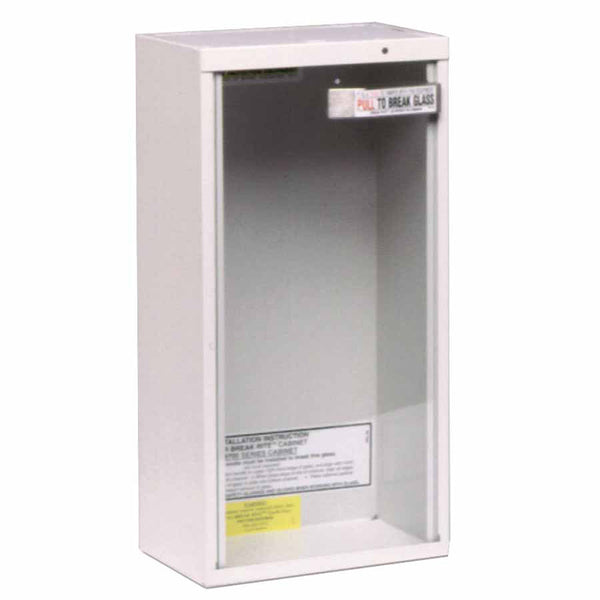 Extinguisher Cabinets, Surface Mount, Steel, Tan, 10 lb 408-468042