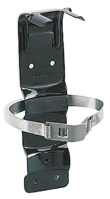Fire Extinguisher Bracket, Metal, Black, 4 to 5 lb 408-466400