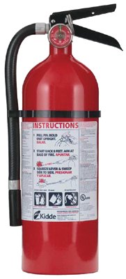 PRO 210 Consumer Fire Extinguisher, Type A, B, C, 4 lb 408-21005779