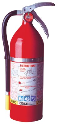 Pro Plus Multi-Purpose Dry Chemical Fire Extinguisher - ABC Type, 5 lb (Average) 408-468001