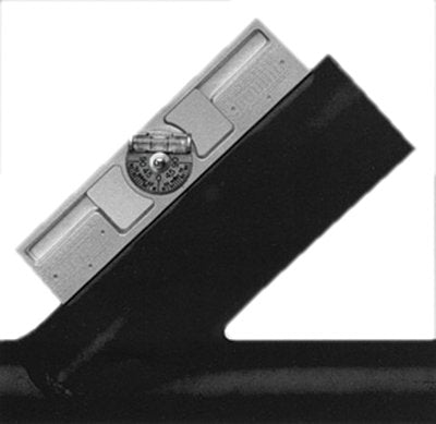 Angle Level, 9 in L, 1 Vial, Aluminum 430-14777