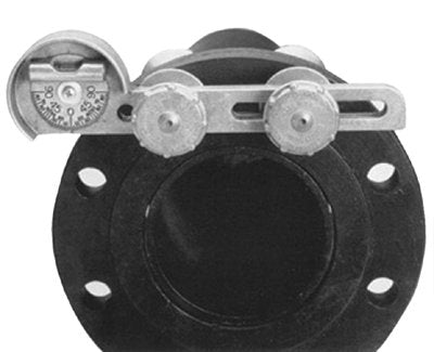Flange Level, 9-1/4 in L, 1 Vial, Aluminum 430-14786