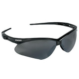 V30 Nemesis Safety Glasses, Smoke Mirror, Polycarbonate Lens, Mirror, Black Frame/Temples, Nylon 412-25688
