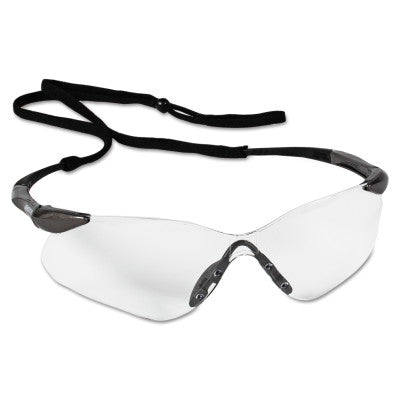V30 Nemesis VL Safety Glasses, Clear, Polycarbonate Lens, Anti-Fog, Gunmetal No Brow Frame, Nylon 412-29111