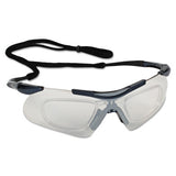 V60 Safeview* Safety Eyewear with RX Inserts, Anti-Fog/Anti-Scratch, Blue Frame 412-38507