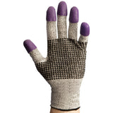 G60 Purple Nitrile Cut Resistant Gloves, Size 7, Purple/Grey/Black 412-97430