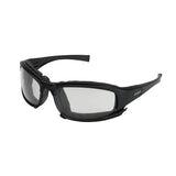 KleenGuard Calico Safety Glasses, Clear Lens, Polycarb Anti-Scratch Anti-Fog, Black Frame 412-25672