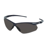 V60 Nemesis Rx Readers Prescription Safety Glasses, Smoke, Polycarbonate Scratch-Resistant Lens, Black Frame/Temples, +2.0 412-22518
