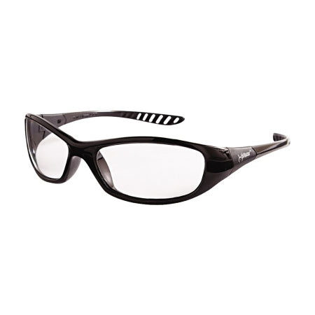 V40 Hellraiser Safety Glasses, Clear Polycarbonate Lens, Uncoated, Black, Nylon 412-20539