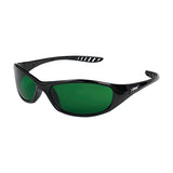 V40 Hellraiser Safety Glasses, IRUV Shade 3.0 Polycarbonate Lens, Uncoated, Black, Nylon 412-20544