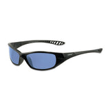 V40 Hellraiser Safety Glasses, Light Blue Polycarbonate Lens, Uncoated, Black, Nylon 412-20542