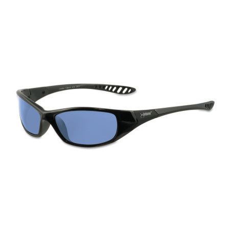 V40 Hellraiser Safety Glasses, Light Blue Polycarbonate Lens, Uncoated, Black, Nylon 412-20542