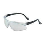 KleenGuard Visio Economy Safety Glasses, Indoor/Outdoor, Anti-Scratch, Black Frame 412-14476