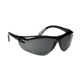 V20 EnVision* Safety Eyewear, Smoke Lens, Anti-Scratch, Black Frame 412-14479
