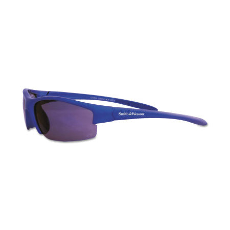 Equalizer Safety Glasses, Blue Mirror Polycarbonate Lens, Uncoated, Blue, Nylon 412-21301
