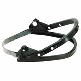 337 Capshield Faceshield Adapter, Plastic, Black, 15 in L x 8-3/4 in H 138-14946
