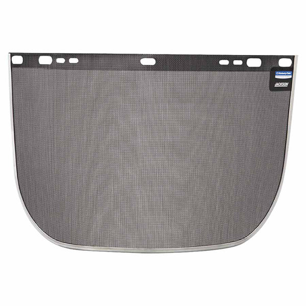 F60 Wire Faceshield, Uncoated, Black, Bound, 15.5 in L x 9 in H 138-29081