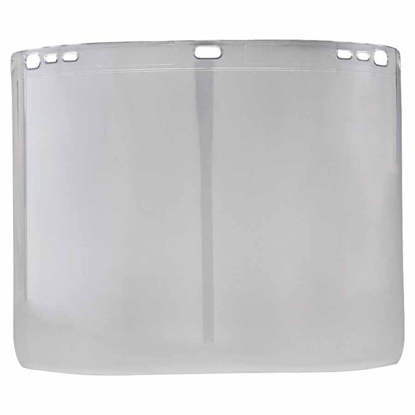F20 Polycarbonate Faceshield, 3460, Uncoated, Clear, Unbound, 15.5 in L x 8 in H 138-29087
