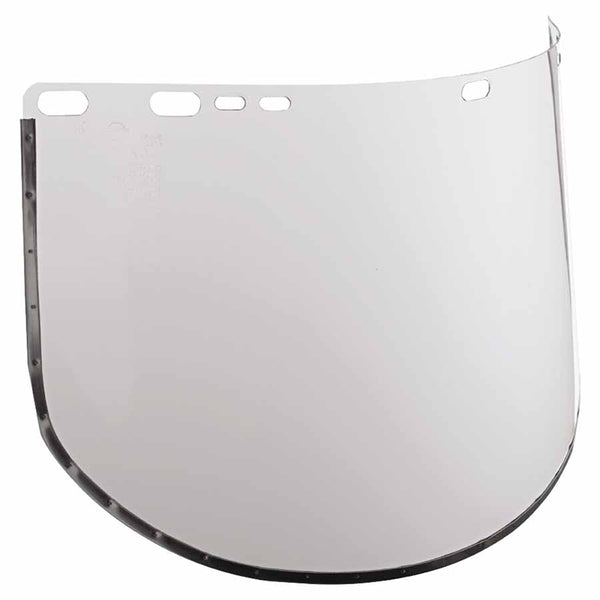F30 Acetate Face Shield, 34-40 Acetate, Clear, 15-1/2 in x 9 in, Bulk 138-29091