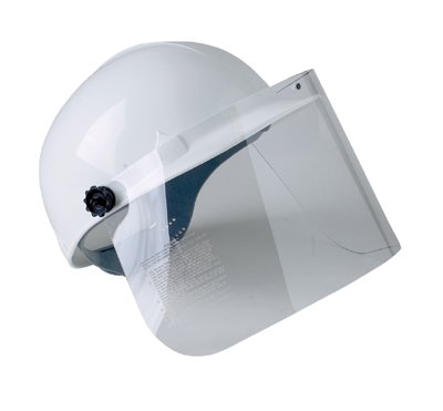 BC 100 Bump Cap, 4-Point Pinlock, Front Brim, Blue, Includes Face Shield Attachment 138-20188