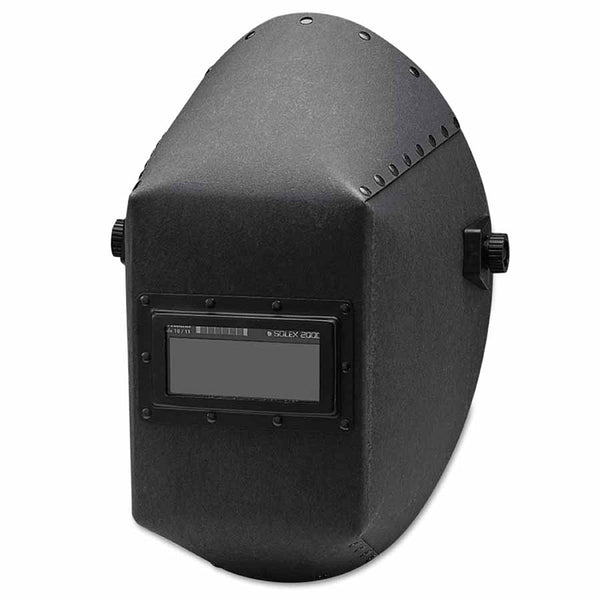 WH20 411P Fiber Shell Welding Helmet, SH10, Black, 411P, Fixed Front, 2 in x 4-1/4 in 138-14527
