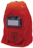 WH20 860P Leather Welding Helmet, SH10, Red, 860P, 2 in W, 4-1/4 in L 138-14531