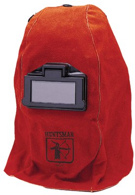 WH20 860P Leather Welding Helmet, SH10, Red, 860P, 2 in W, 4-1/4 in L 138-14531