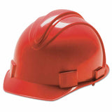 CHARGER Hard Hats, 4 Point Ratchet, Red 138-20394