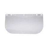 F10 PETG Economy Faceshield, 34-40AP, Uncoated, Clear, Unbound, 15-1/2 in L x 8 in H 138-29104
