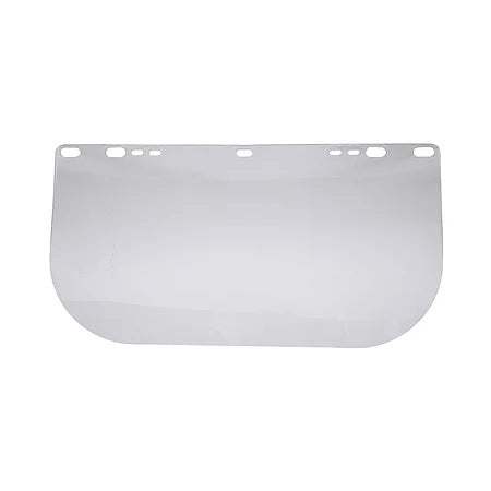 F10 PETG Economy Faceshield, 34-40AP, Uncoated, Clear, Unbound, 15-1/2 in L x 8 in H 138-29104