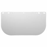 F20 Polycarbonate Faceshield, 8154LBPYCB, Uncoated, Clear, Unbound, 15.5 in L x 8 in H 138-30706