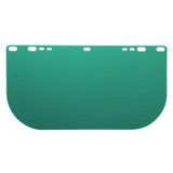 F20 Polycarbonate Faceshield, 8145LB, Uncoated, Dark Green, Unbound, 15.5 in L x 8 in H 138-29100