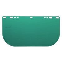 F20 Polycarbonate Faceshield, 8145LB, Uncoated, Dark Green, Unbound, 15.5 in L x 8 in H 138-29100