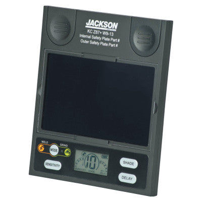 Insight Variable Auto-Darkening Filter, Shade 9 to 13, 3.93 in x 2.36 in, Polycarbonate, Black 138-46128