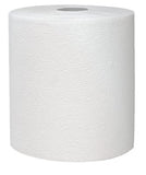 Hard Roll Paper Towel, White, 8 in W x 425 ft L, 1-Ply, 12 RL/CA 412-01080