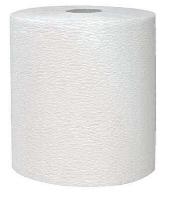 Hard Roll Paper Towel, White, 8 in W x 425 ft L, 1-Ply, 12 RL/CA 412-01080
