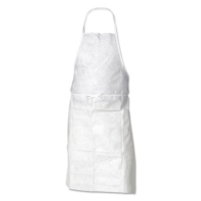 KleenGuard A20 Breathable Particle Protection Apron, 28 in X 40 in, White 412-36550