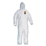 KleenGuard A20 Breathable Particle Protection Coverall, White, 3X-Large, ZF, EBWAH 412-49116