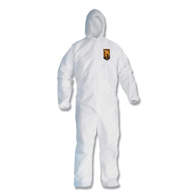 KleenGuard A20 Breathable Particle Protection Coverall, White, 3X-Large, ZF, EBWAH 412-49116