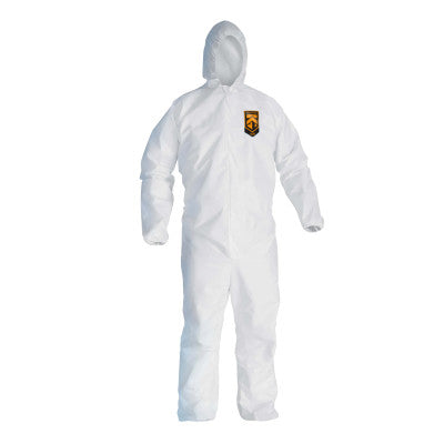 KleenGuard A20 Breathable Particle Protection Coverall, Blue Denim, 4X-Large, ZF, EWA 412-58507