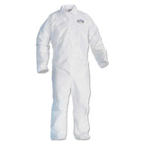 KleenGuard A20 Breathable Particle Protection Coverall, White, 3X-Large, ZF, EBWAHB 412-49126