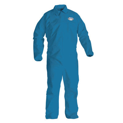 KleenGuard A20 Breathable Particle Protection Coverall, Blue Denim, Large, ZF, EWA 412-58503