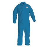 KleenGuard A20 Breathable Particle Protection Coverall, Blue Denim, X-Large, ZF, EWA 412-58504