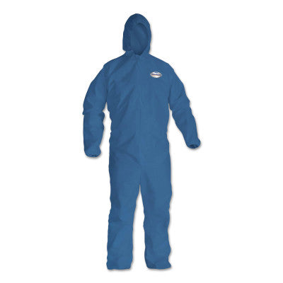 KleenGuard A20 Breathable Particle Protection Coverall, Blue Denim, 3XL, ZF, EBWAH 412-58516
