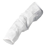KleenGuard A20 Breathable Sleeve Protectors, 16", Elastic Top, White 412-36870